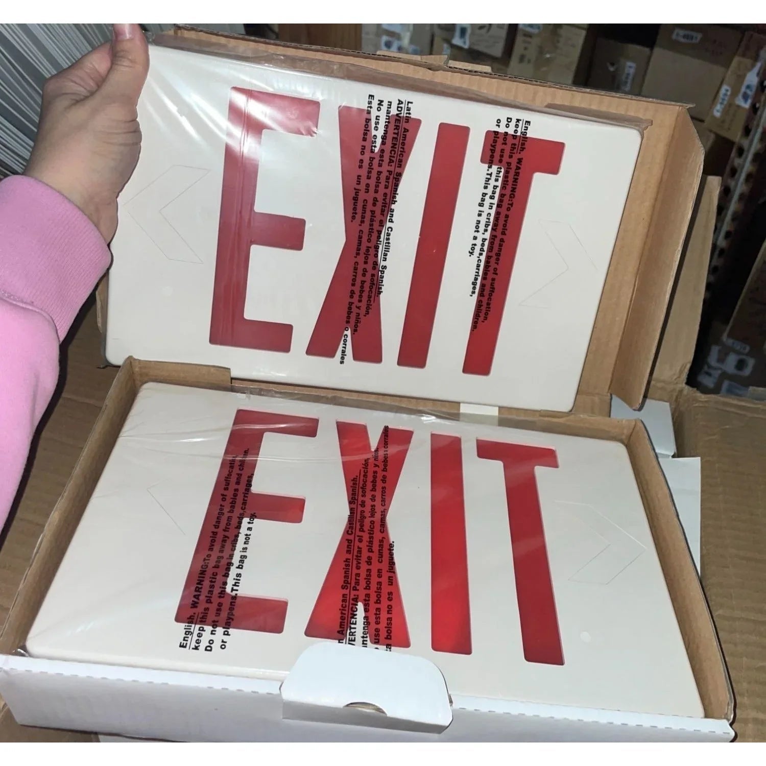 Skyline Lighting Inc EXIT Universal Fixture/Sign (New) - A+ Stuff - Signage - A+ Stuff