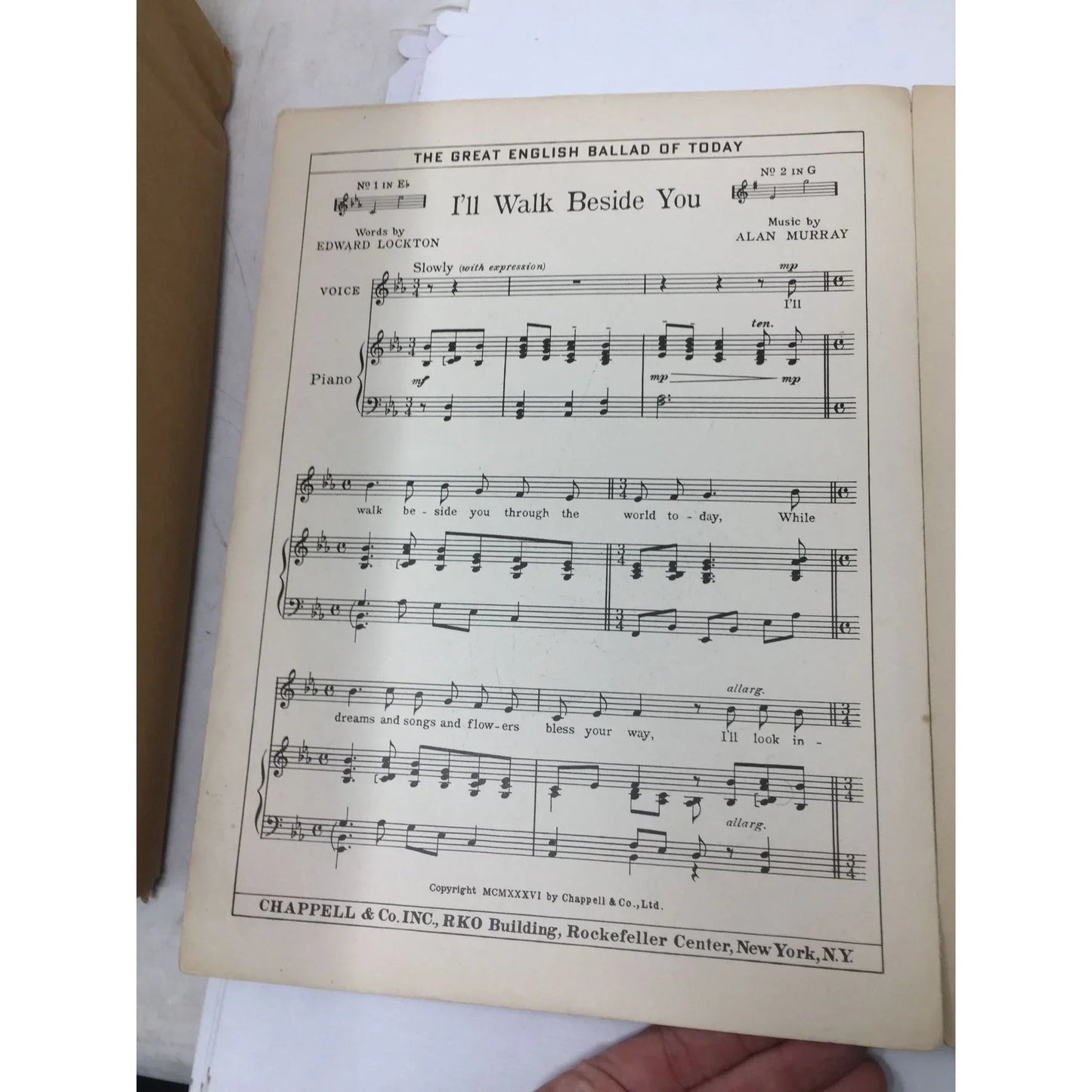 ''SLEEPY LAGOON'' by Jack Lawrence and Eric Coates - A+ Stuff - Sheet Music - A+ Stuff