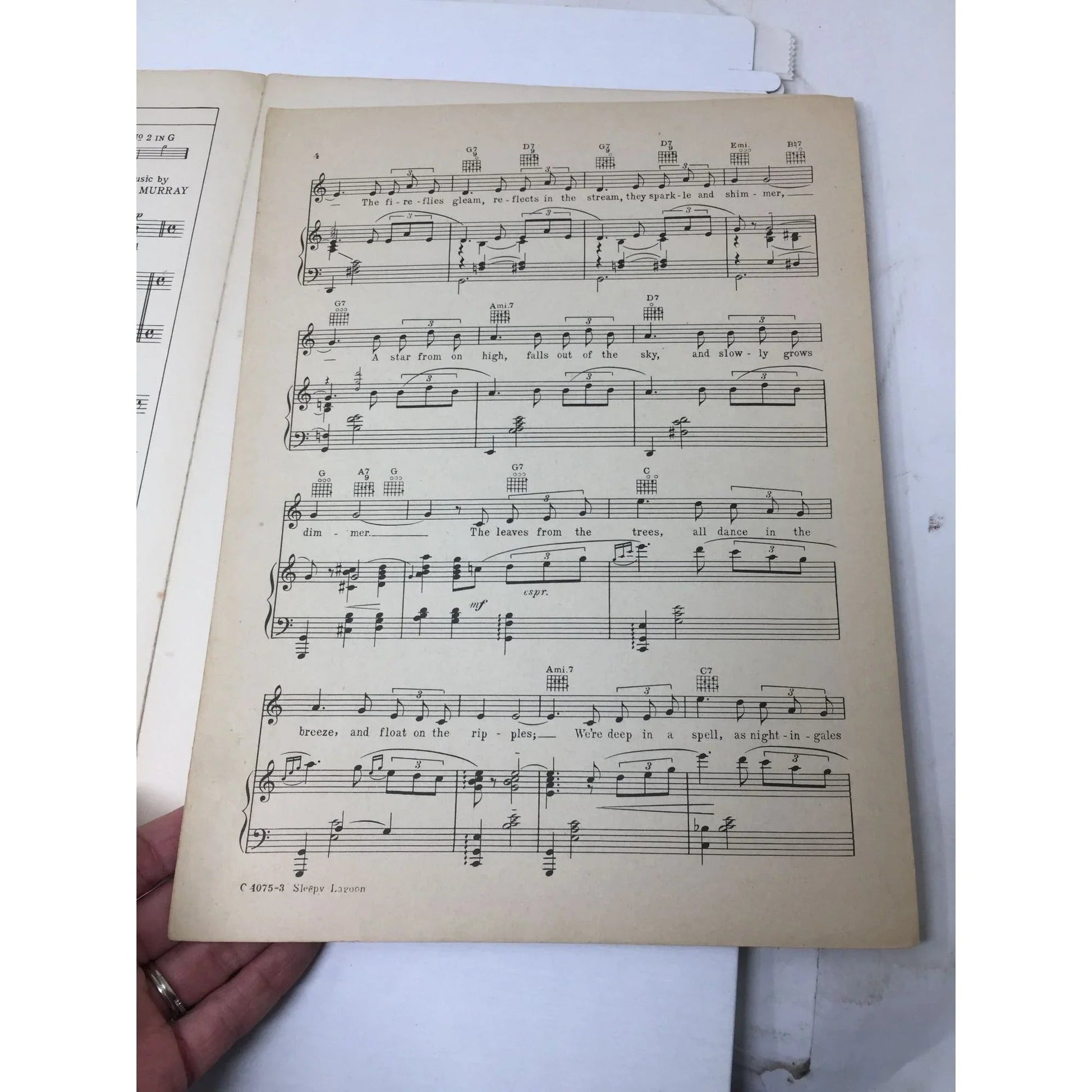 ''SLEEPY LAGOON'' by Jack Lawrence and Eric Coates - A+ Stuff - Sheet Music - A+ Stuff