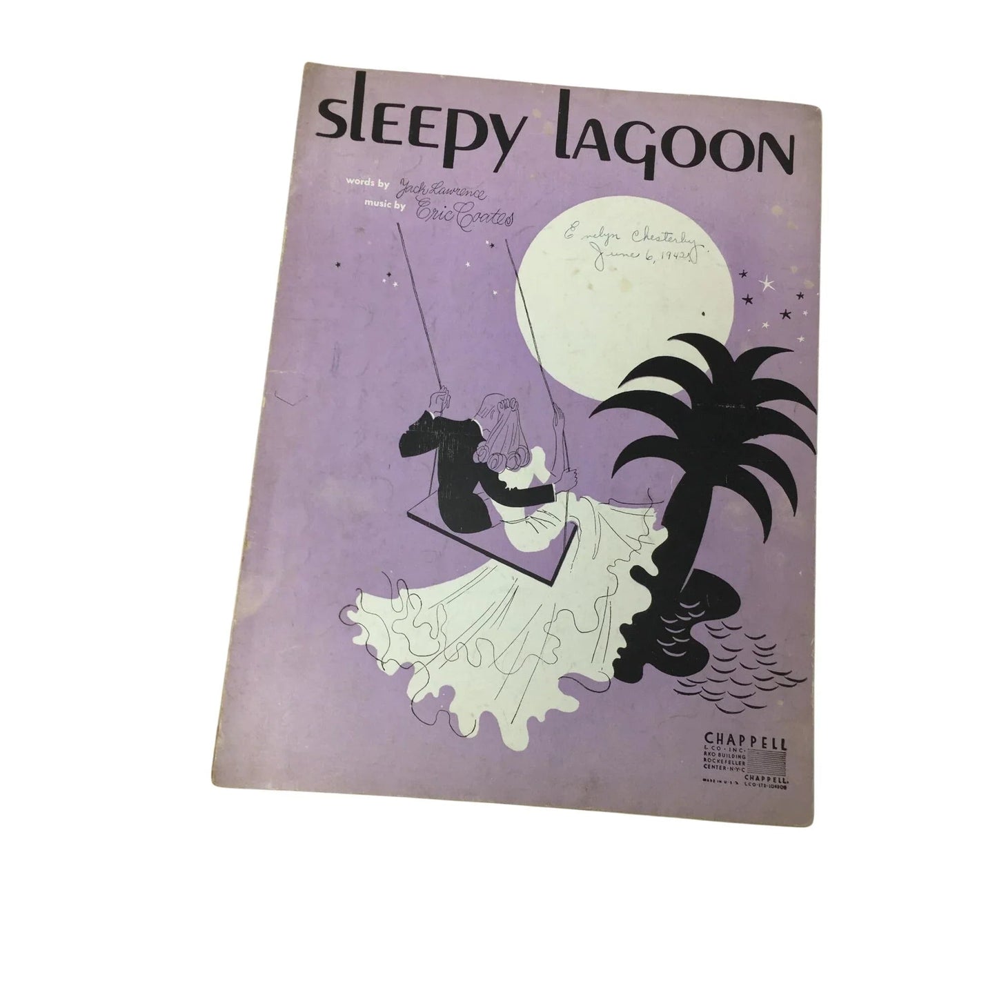 ''SLEEPY LAGOON'' by Jack Lawrence and Eric Coates - A+ Stuff - Sheet Music - A+ Stuff