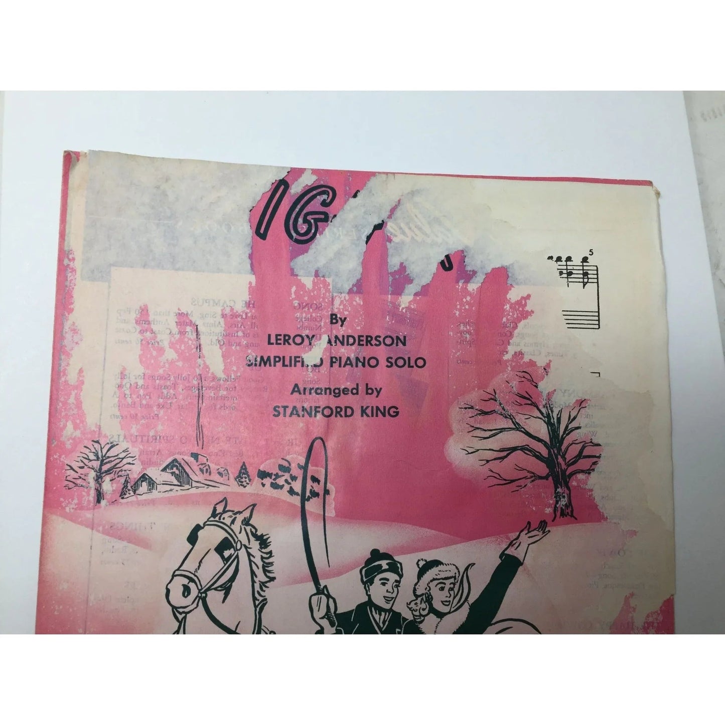 ''Sleigh Ride'' by Leroy Anderson/Stanford King - A+ Stuff - SHEET MUSIC - A+ Stuff