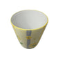 Small Flower Vase/Planter with Yellow Flowers on it and Blue/Yellow Stripes - A+ Stuff - Vaes or Planter - A+ Stuff