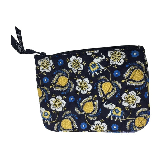 Small Vera Bradley Floral Yellow and Blue Coin Purse/pouch - vera bradley - Wallet - A+ Stuff