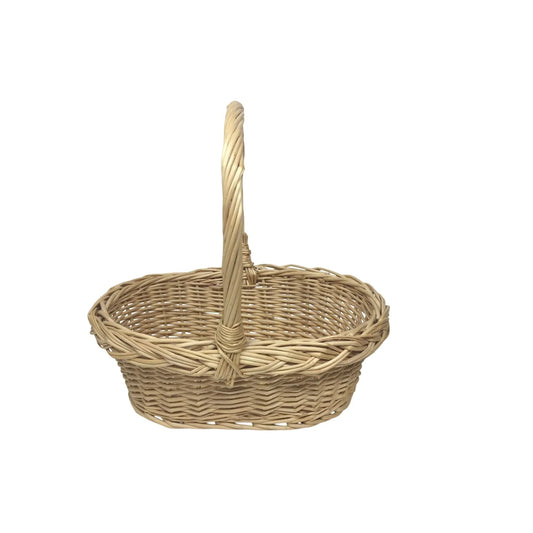 Small Woven Wicker Basket with handle - A+ Stuff - Collectibles - A+ Stuff