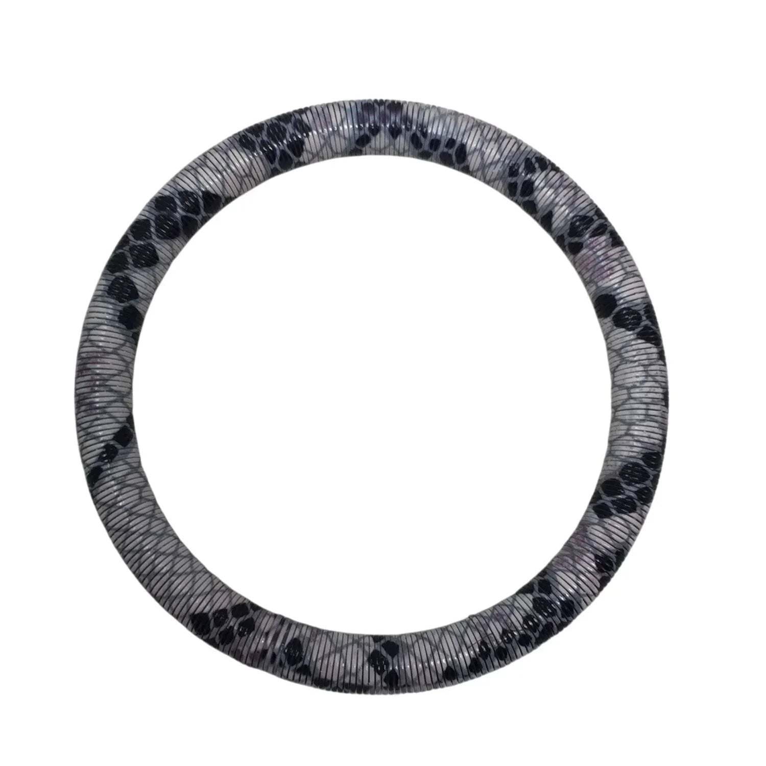 Snakeskin Patterned Stretchy Bangle Bracelets - Set of (3) - A+ Stuff - bracelet - A+ Stuff