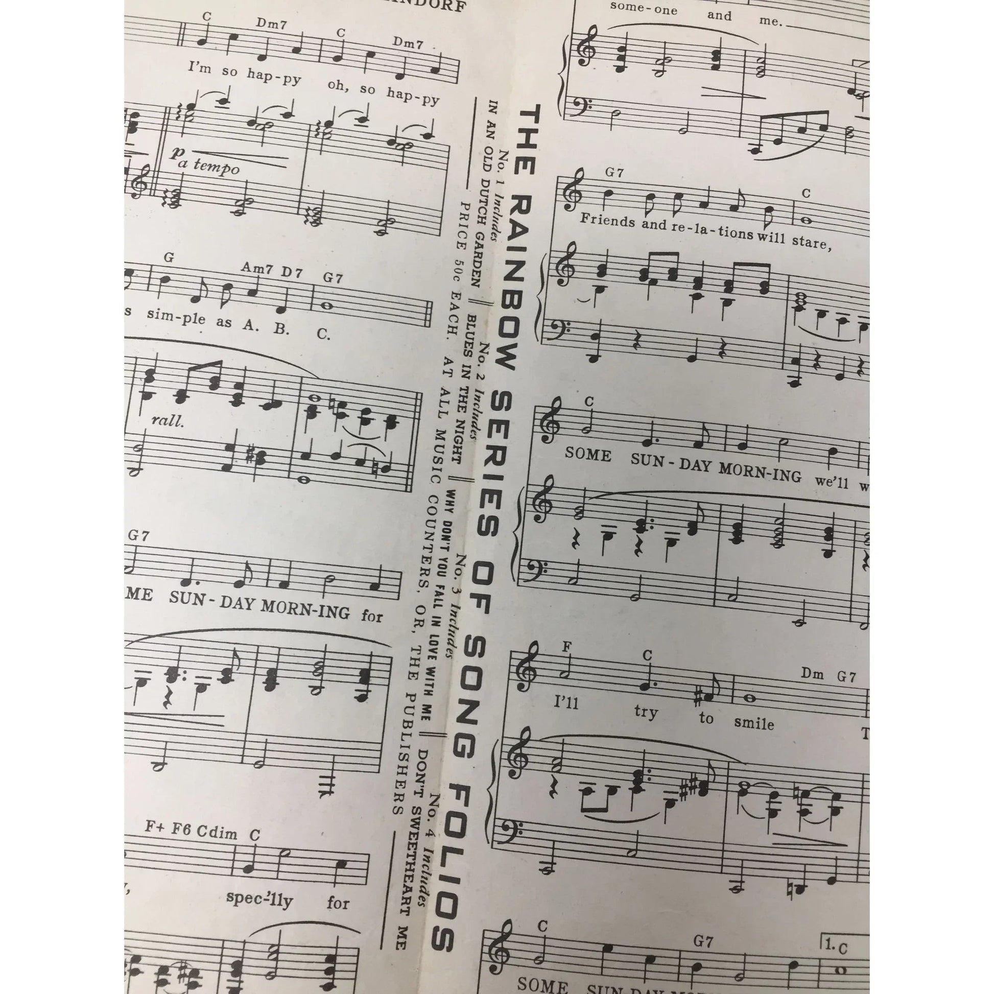 "Some Sunday Morning" Vintage 1945 Sheet music - A+ Stuff - sheet music - A+ Stuff