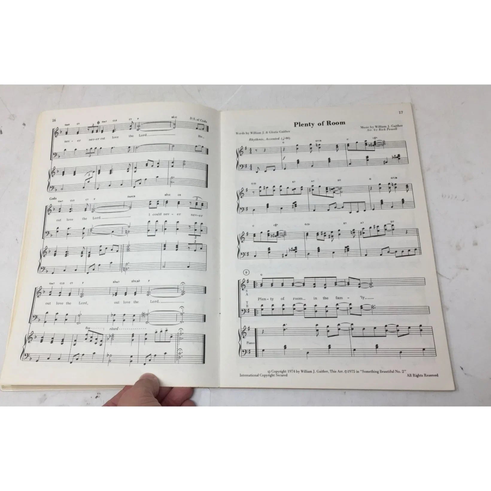 ''Something beautiful'' Choral Series 2 Songs by Bill & Gloria Gaither - A+ Stuff - Sheet Music - A+ Stuff