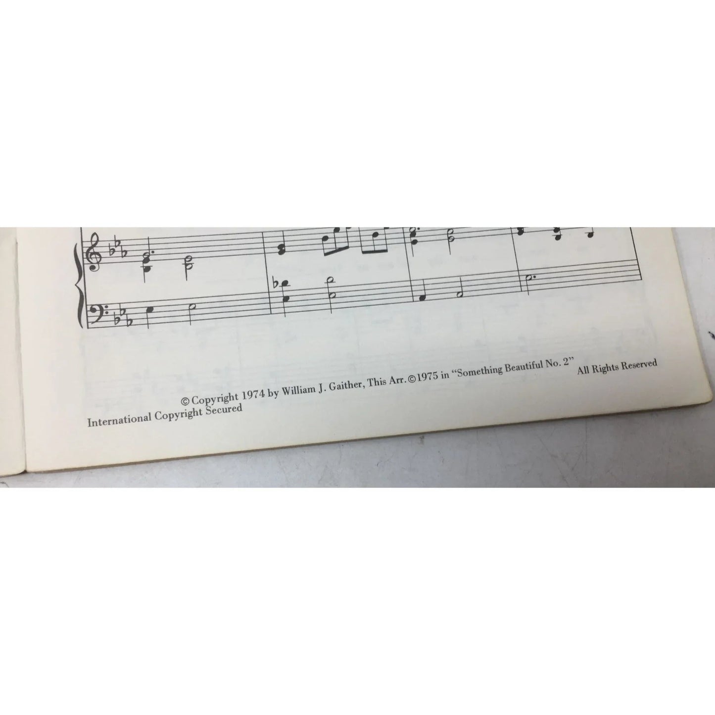 ''Something beautiful'' Choral Series 2 Songs by Bill & Gloria Gaither - A+ Stuff - Sheet Music - A+ Stuff