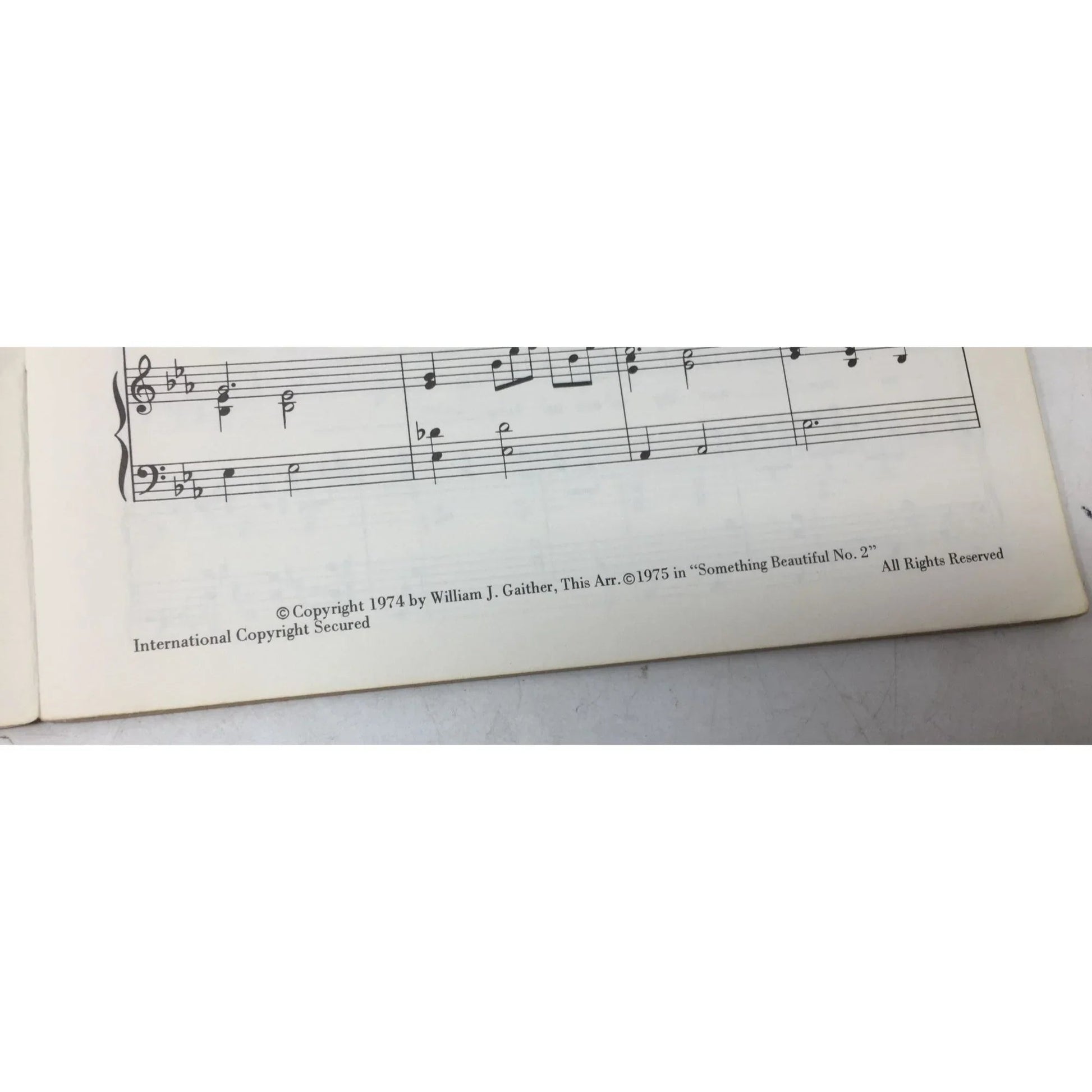 ''Something beautiful'' Choral Series 2 Songs by Bill & Gloria Gaither - A+ Stuff - Sheet Music - A+ Stuff