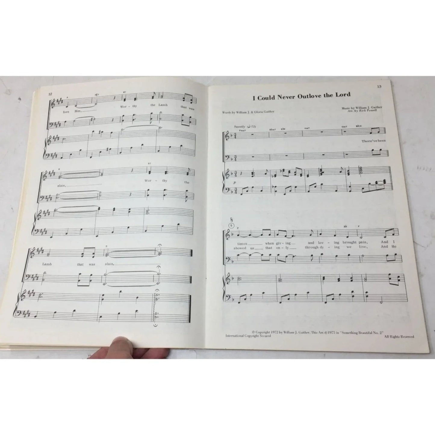 ''Something beautiful'' Choral Series 2 Songs by Bill & Gloria Gaither - A+ Stuff - Sheet Music - A+ Stuff