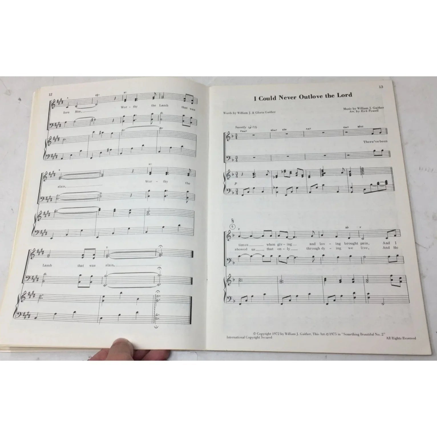 ''Something beautiful'' Choral Series 2 Songs by Bill & Gloria Gaither - A+ Stuff - Sheet Music - A+ Stuff