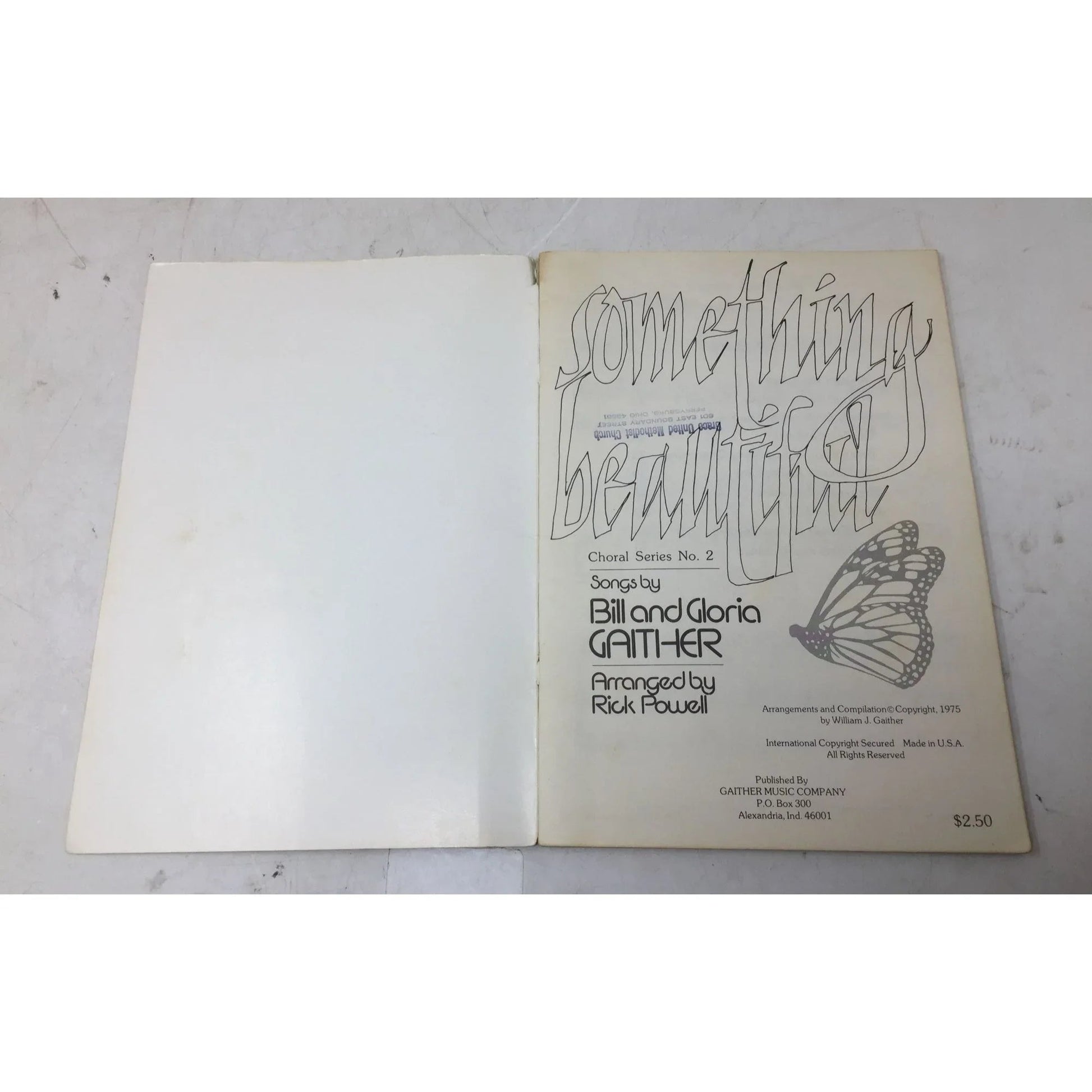 ''Something beautiful'' Choral Series 2 Songs by Bill & Gloria Gaither - A+ Stuff - Sheet Music - A+ Stuff