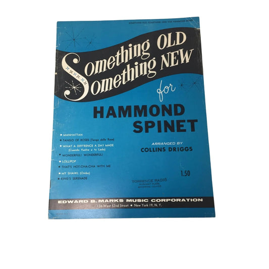 ''Something Old Something New'' for Hammond Spinet - A+ Stuff - SHEET MUSIC - A+ Stuff