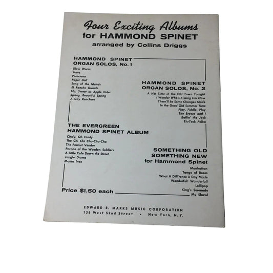 ''Something Old Something New'' for Hammond Spinet - A+ Stuff - SHEET MUSIC - A+ Stuff