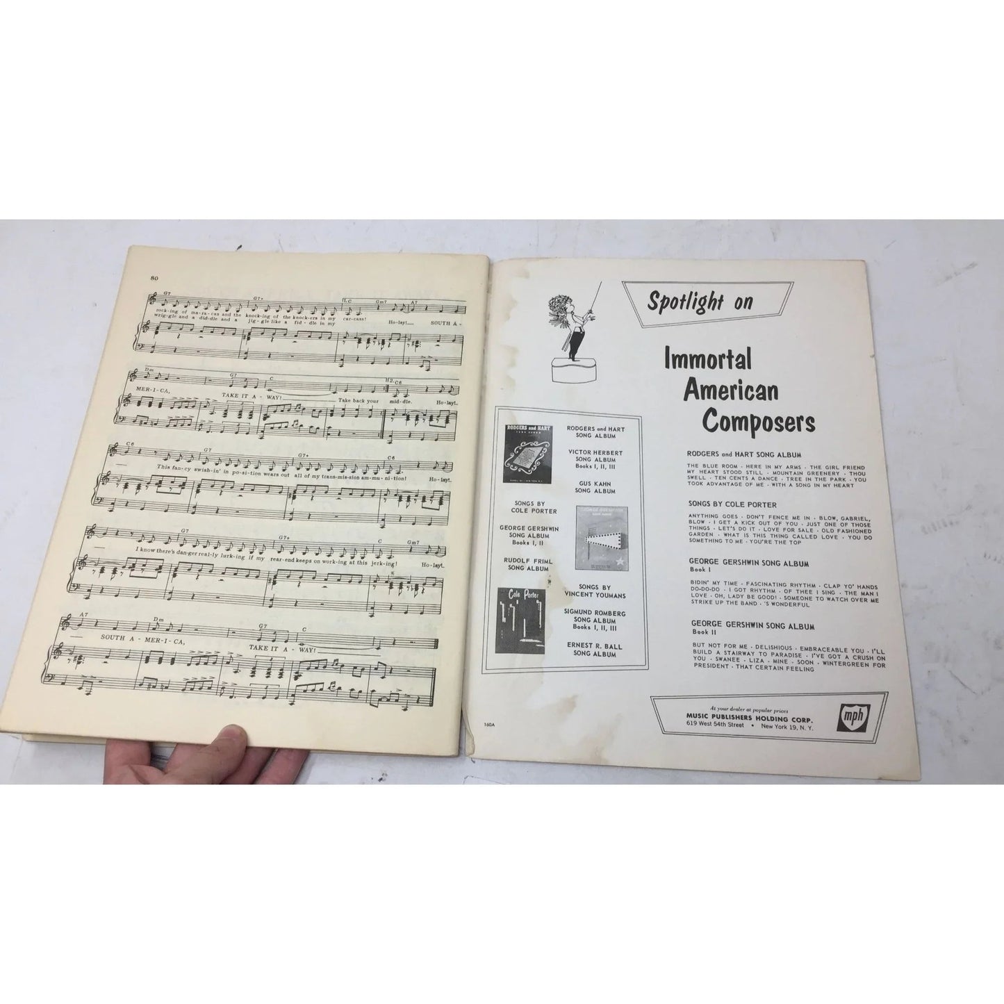 Song Hits of the Fabulous Forties Vintage Sheet Music Book - A+ Stuff - Sheet Music - A+ Stuff