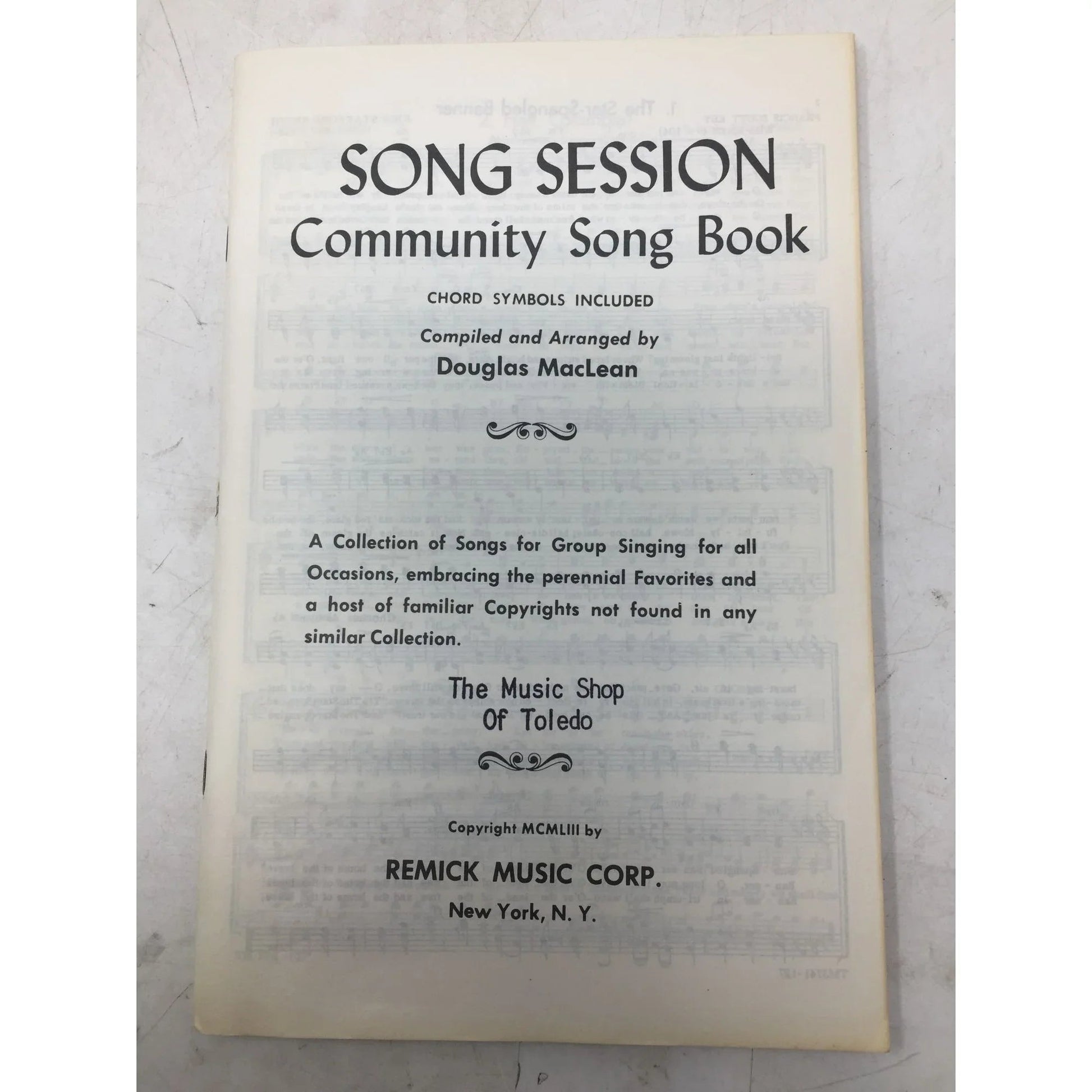 Song Session Community Song book Chord Symbols included - A+ Stuff - Books - A+ Stuff