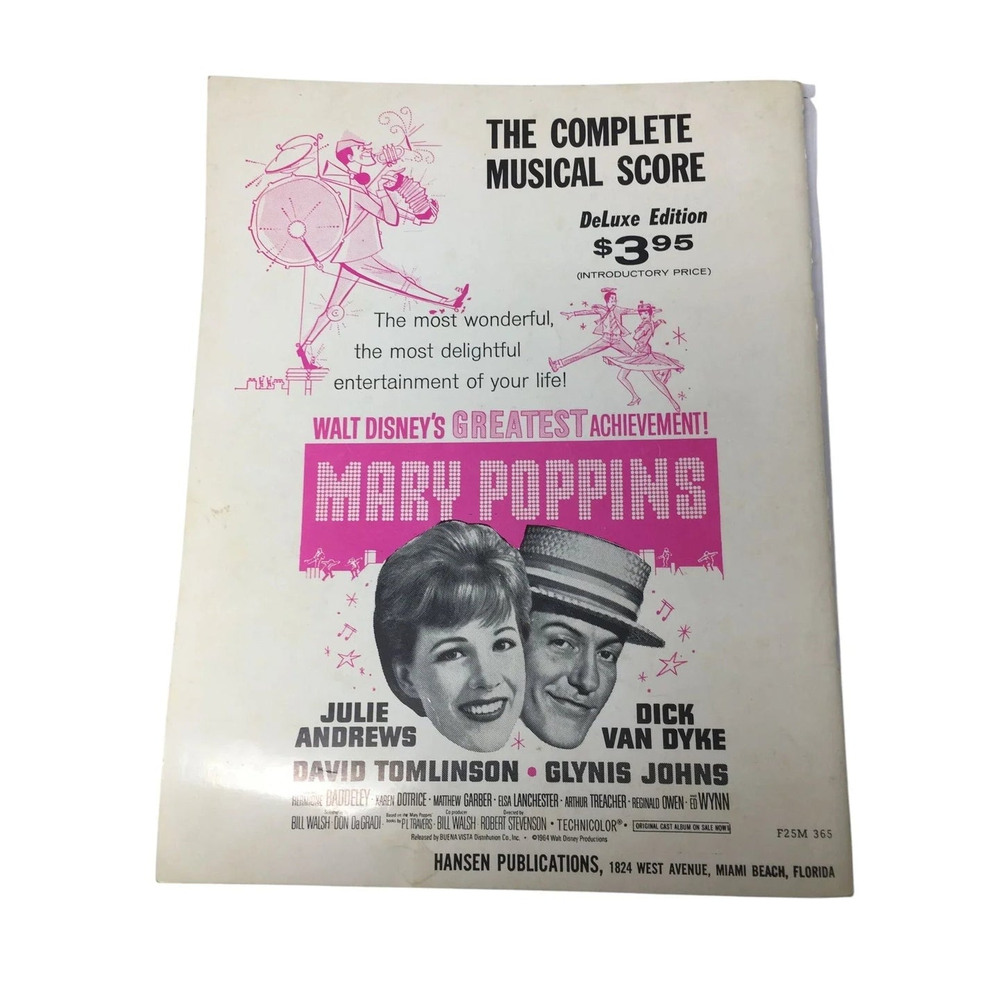 ''Songs from Walt Disney's Mary Poppins'' Souvenir Song Album - A+ Stuff - books - A+ Stuff