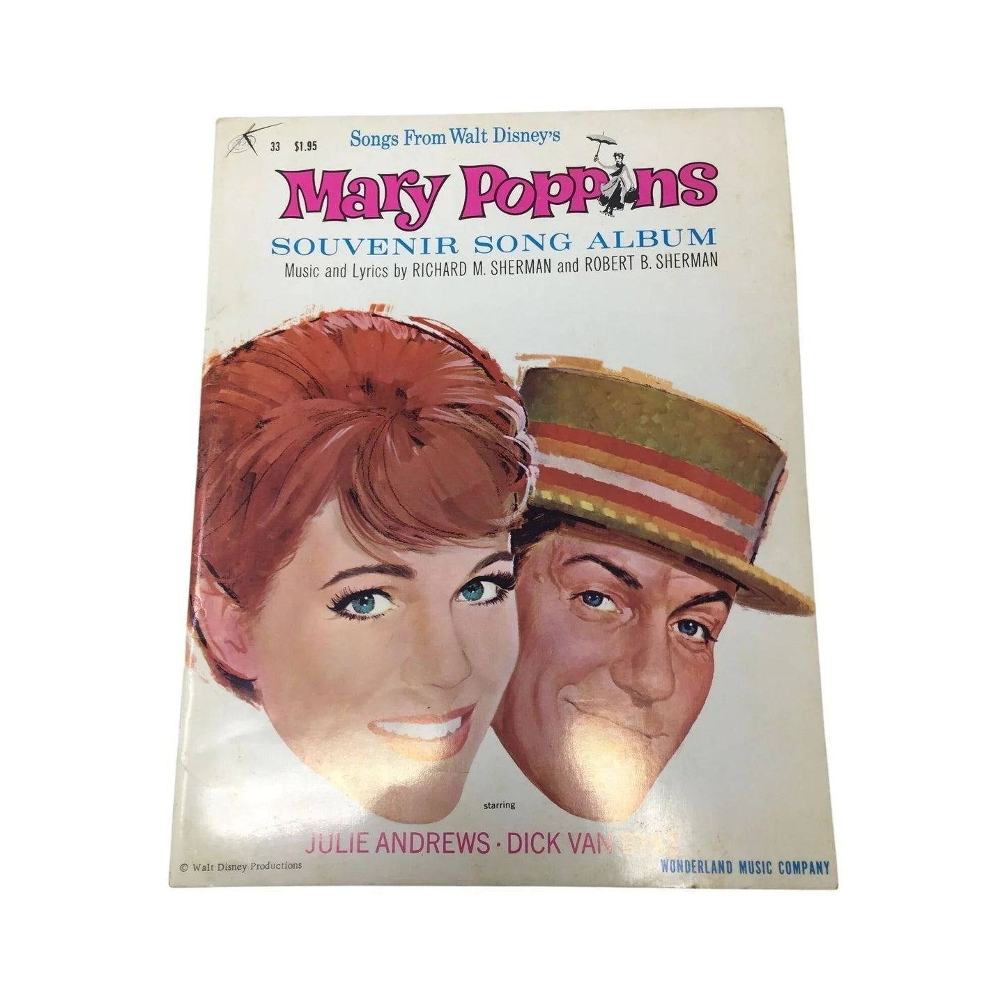 ''Songs from Walt Disney's Mary Poppins'' Souvenir Song Album - A+ Stuff - books - A+ Stuff
