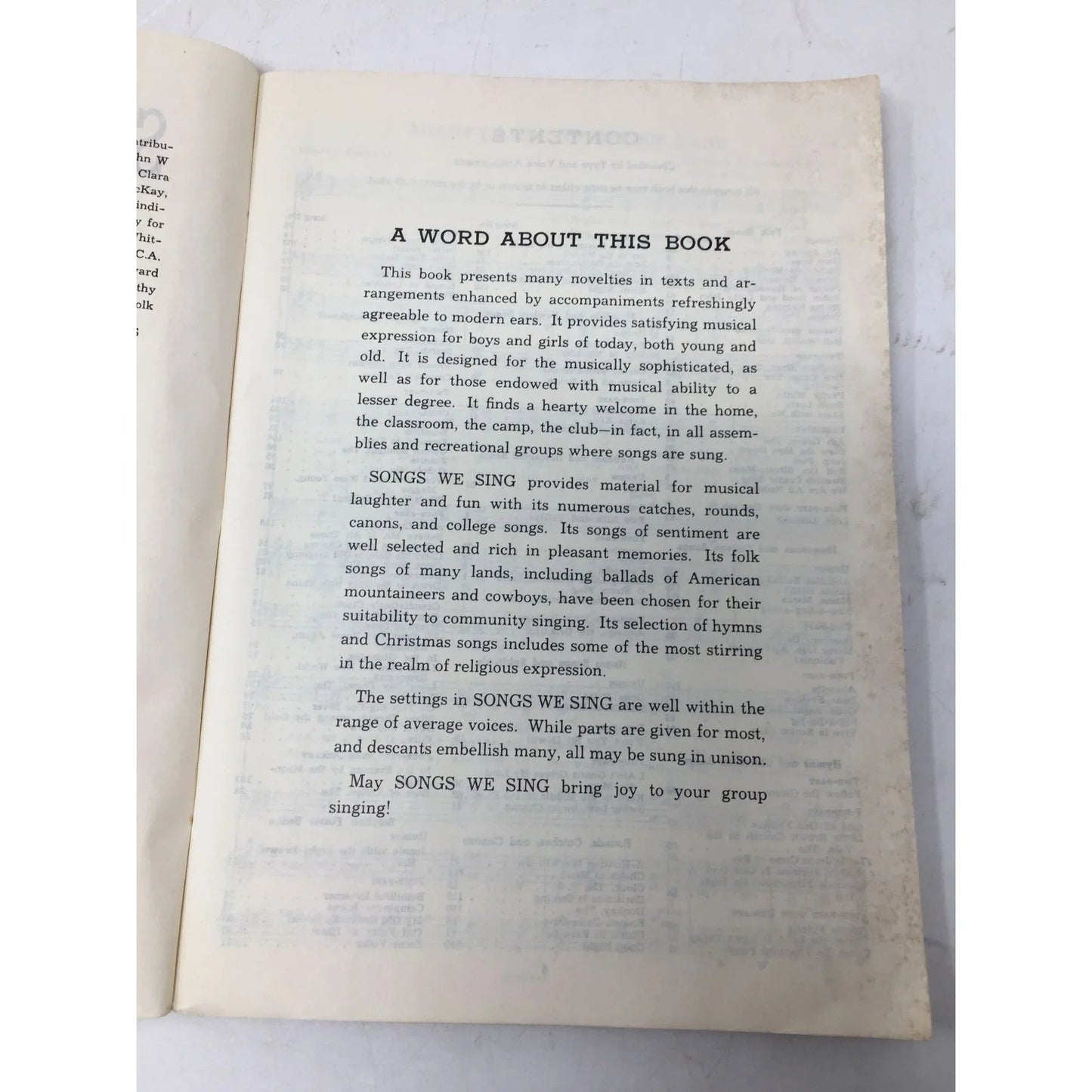 ''Songs We Sing'' Vintage 1940/1941 Sheet Music Book - A+ Stuff - sheet music - A+ Stuff