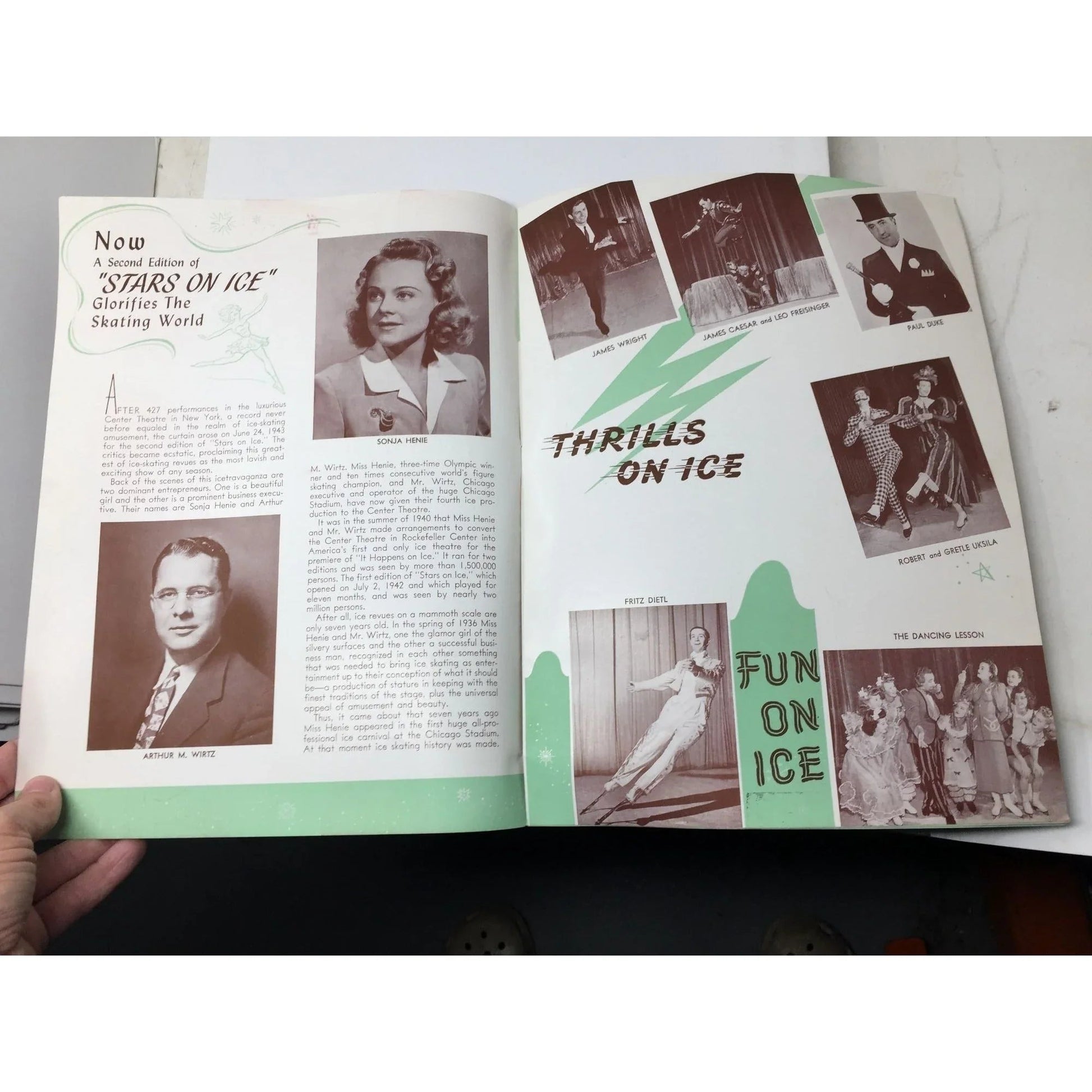 Sonja Henie and Arthur M Wirtz Present Second Edition Stars on Ice - A+ Stuff - Books - A+ Stuff