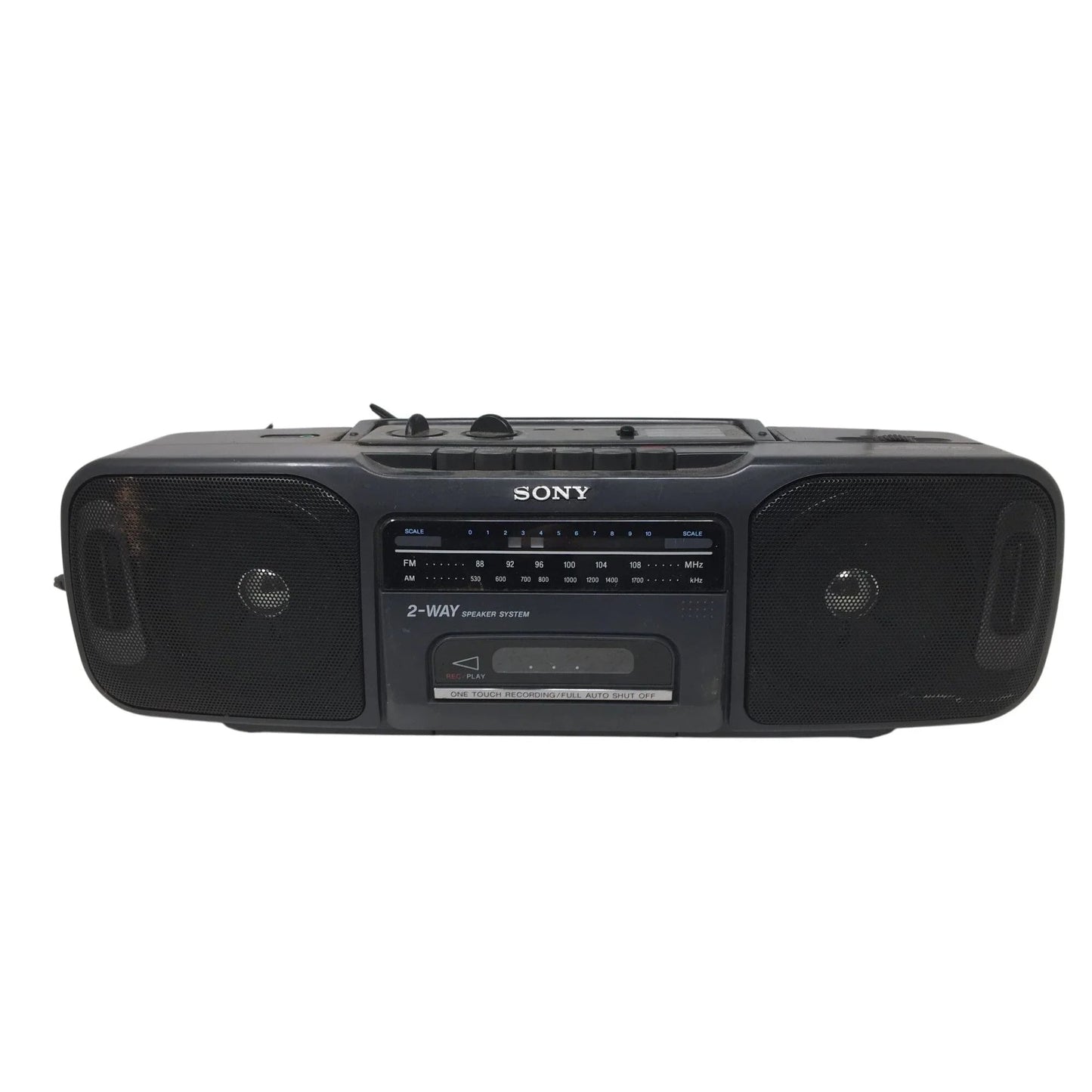 SONY 2 Way Speaker System Radio cassette corder - Powers on/Works! - A+ Stuff - Boomboxes - A+ Stuff
