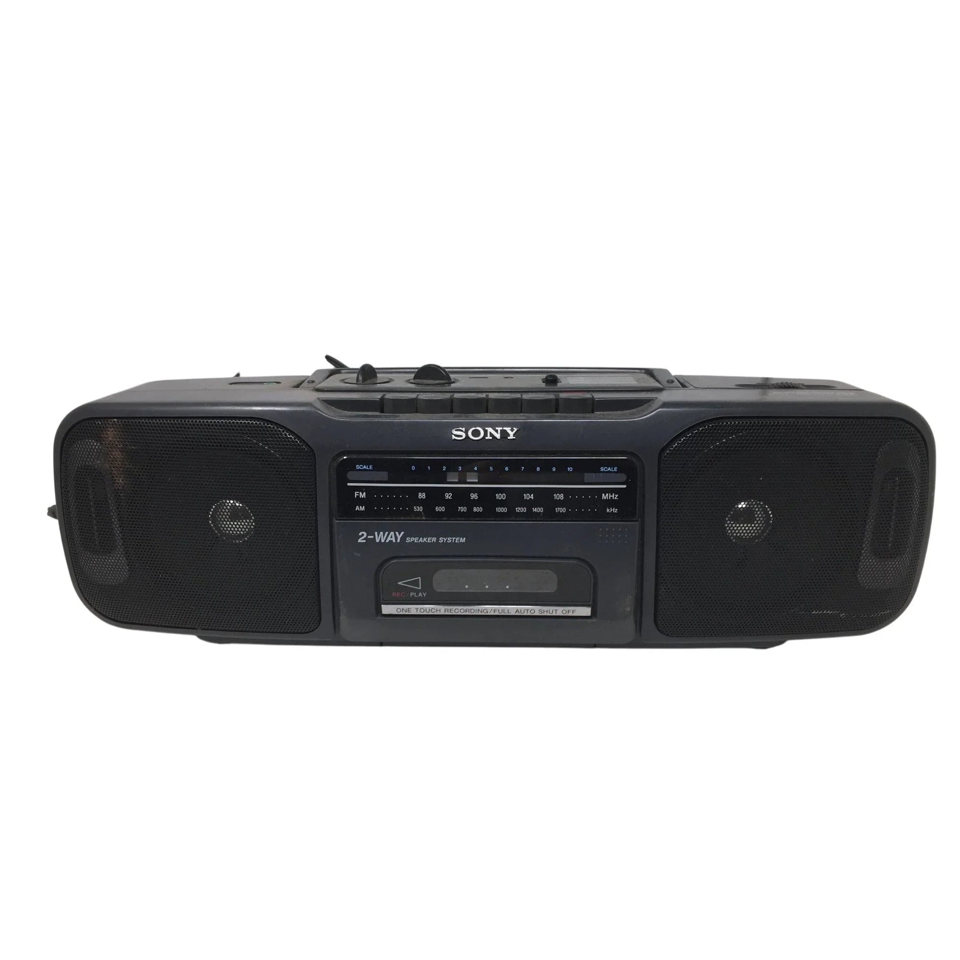SONY 2 Way Speaker System Radio cassette corder - Powers on/Works! - A+ Stuff - Boomboxes - A+ Stuff