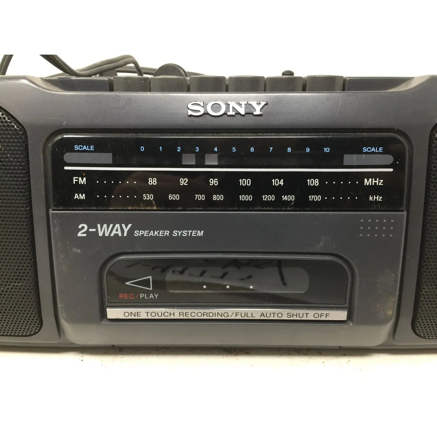 SONY 2 Way Speaker System Radio cassette corder - Powers on/Works! - A+ Stuff - Boomboxes - A+ Stuff