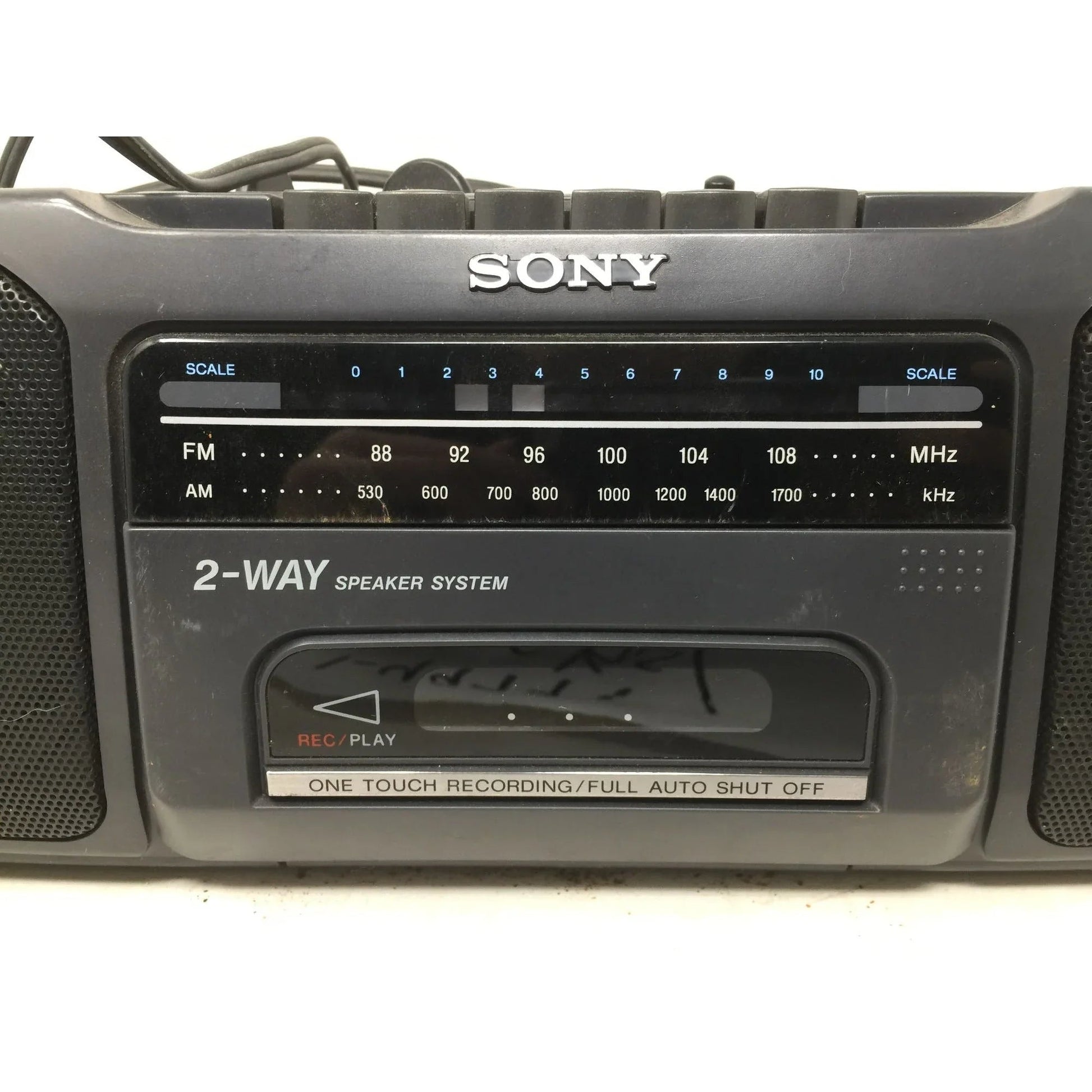 SONY 2 Way Speaker System Radio cassette corder - Powers on/Works! - A+ Stuff - Boomboxes - A+ Stuff