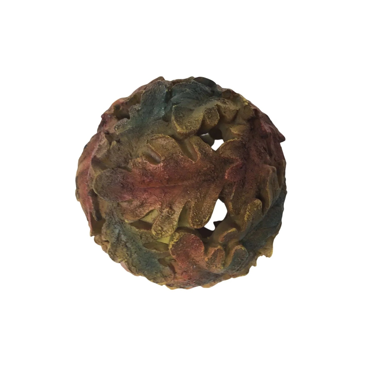 Sphere/Ball Of Leaves Fall or Thanksgiving Home Decor Piece - A+ Stuff - Holiday Table Decor - A+ Stuff