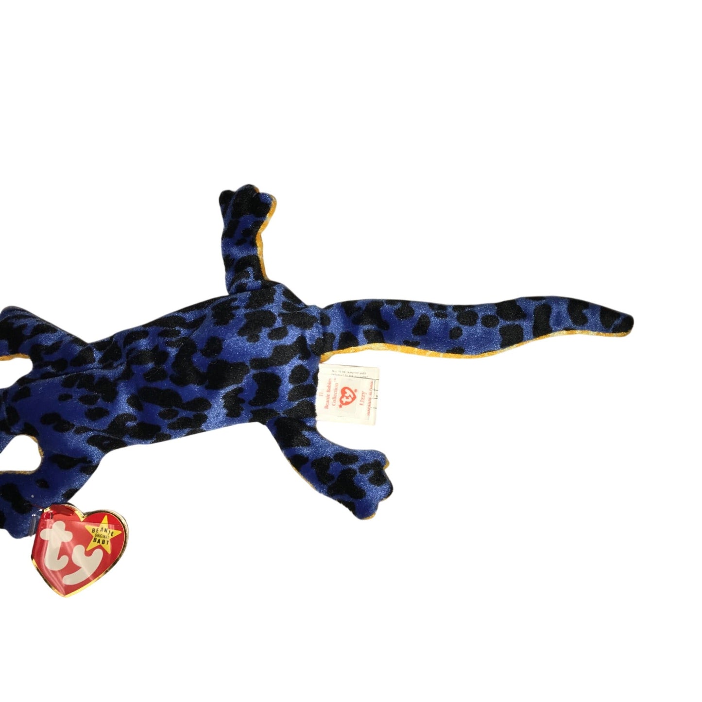1995 Lizzy the Lizard Beanie Baby TY Beanie Baby  A+ Stuff Plush Toys / Stuffed Animals