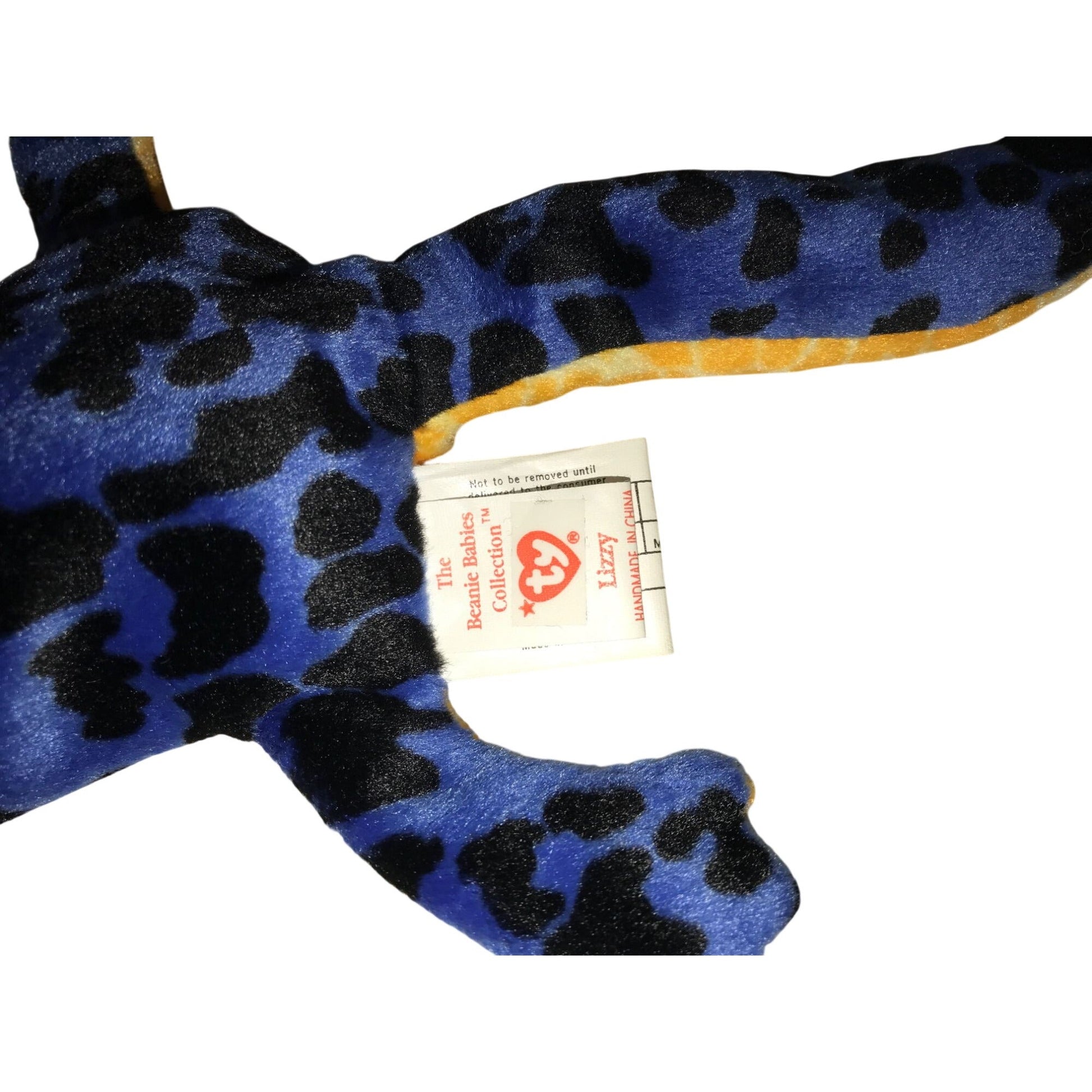 1995 Lizzy the Lizard Beanie Baby TY Beanie Baby  A+ Stuff Plush Toys / Stuffed Animals