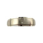 Polished Stainless Steel Diamond Wedding Band - Size 6.5 --  A+ Stuff
