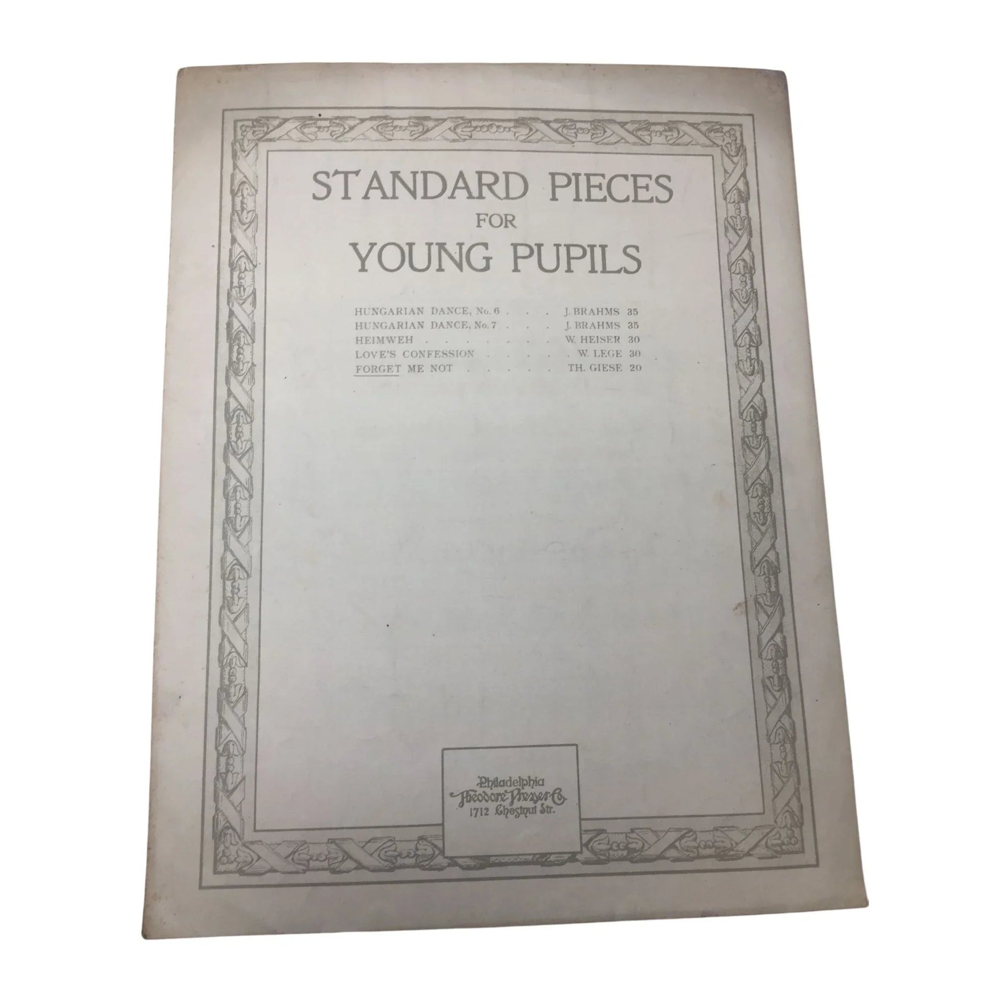 Standard Pieces for Young Pupils Sheet Music - A+ Stuff - SHEET MUSIC - A+ Stuff