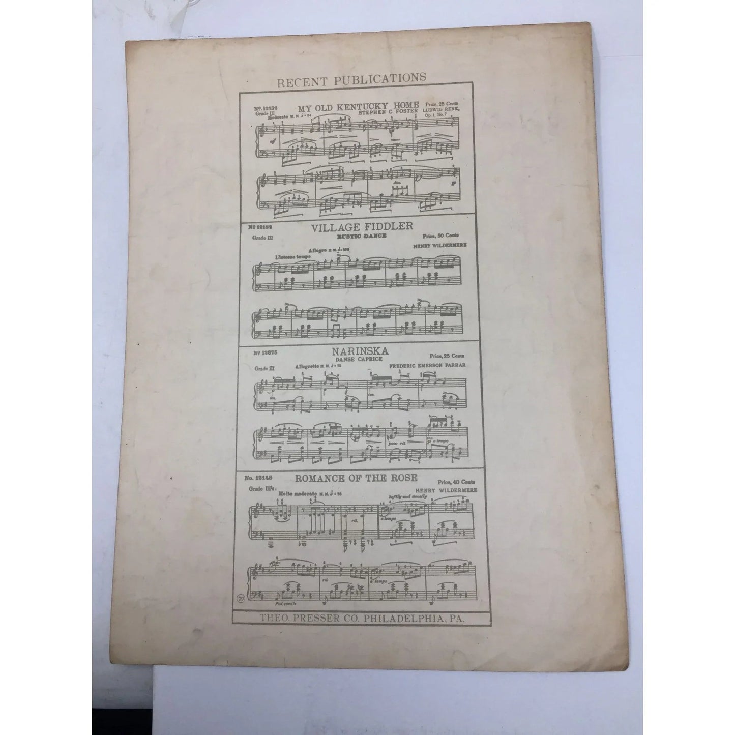 Standard Pieces for Young Pupils Sheet Music - A+ Stuff - SHEET MUSIC - A+ Stuff