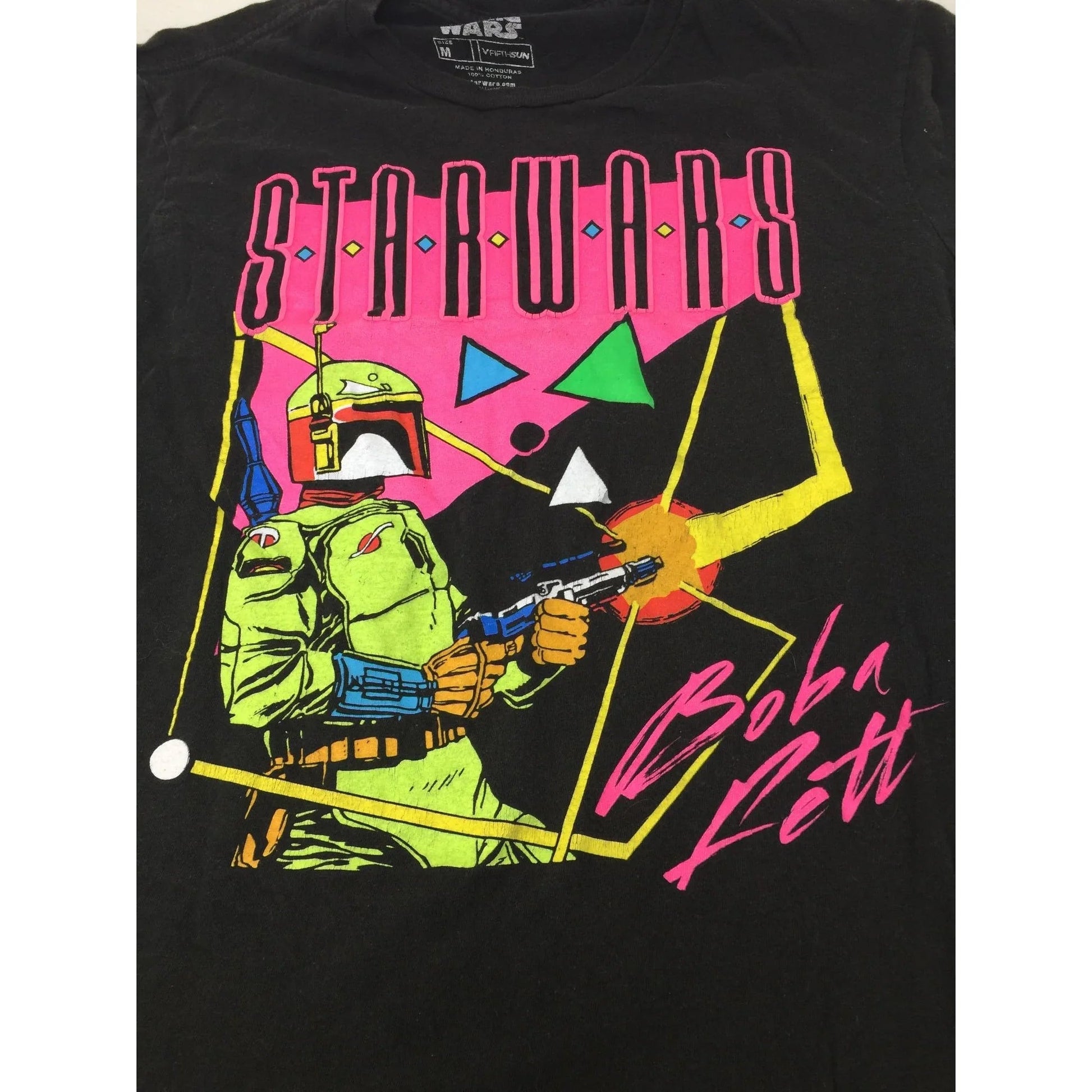 Star Wars Boba Fett Black Tee Shirt Men's Size Medium (M) - A+ Stuff