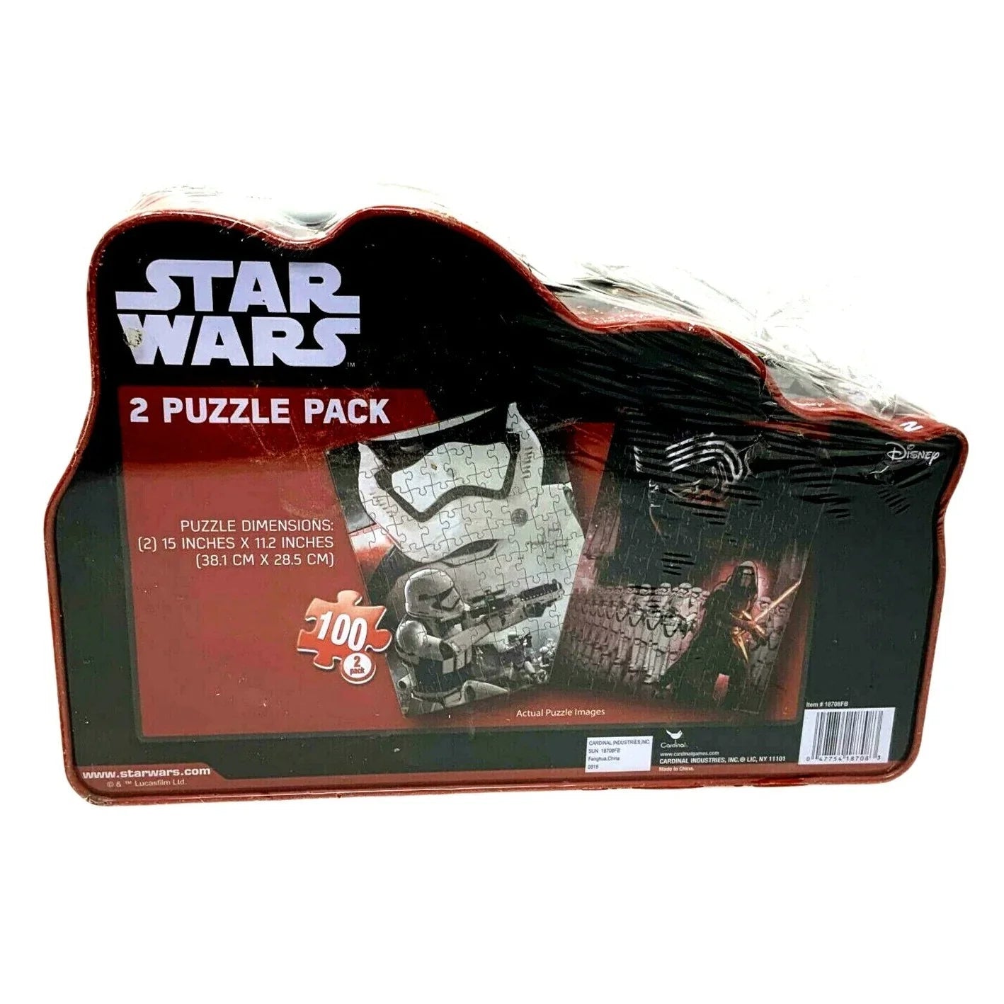 Star Wars the Force Awakens - 2 Puzzle Tin - Kylo Ren & Storm Troopers (100 pc each) - New & Sealed! - Disney - Games & Puzzles - A+ Stuff