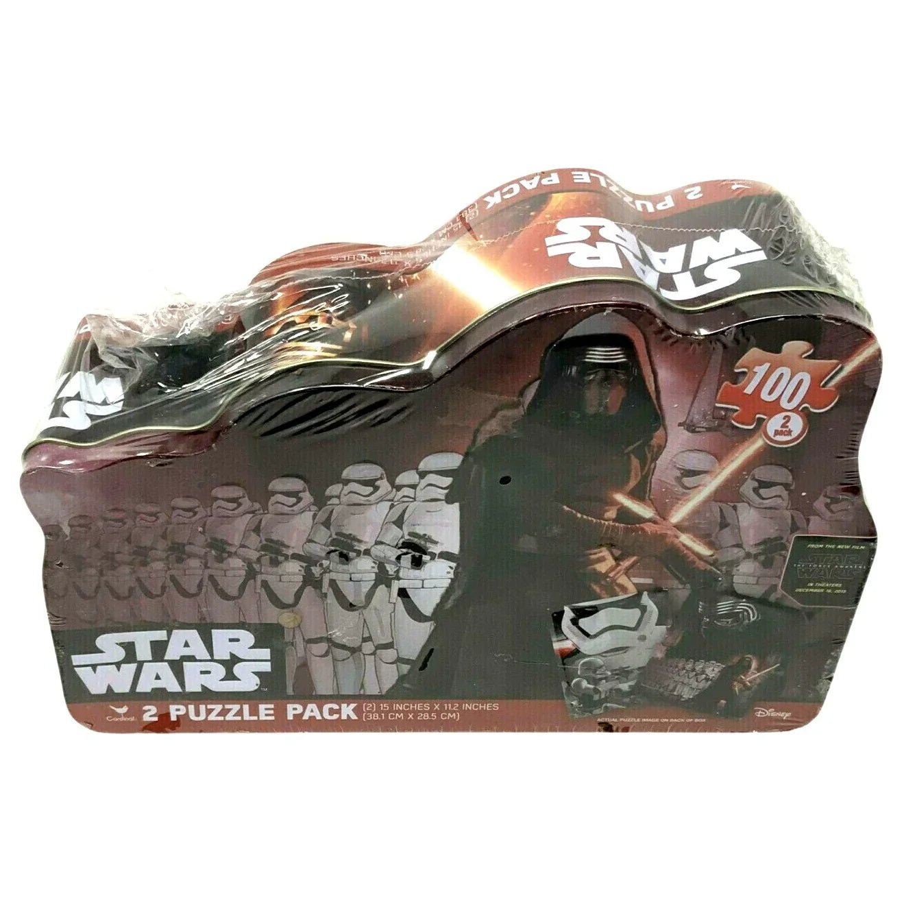 Star Wars the Force Awakens - 2 Puzzle Tin - Kylo Ren & Storm Troopers (100 pc each) - New & Sealed! - Disney - Games & Puzzles - A+ Stuff