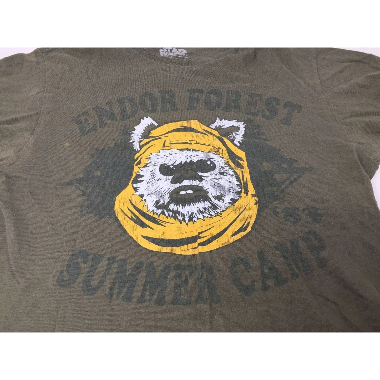 Stars Wars ''Endor Forest Summer Camp'' Short Sleeved Tee Shirt Men's Size Large - A+ Stuff