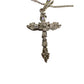 Sterling Silver Cross Necklace 20" Chain - Intricate Detailing - Unbranded - Necklace with Pendant - A+ Stuff