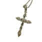 Sterling Silver Cross Necklace 20" Chain - Intricate Detailing - Unbranded - Necklace with Pendant - A+ Stuff