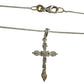 Sterling Silver Cross Necklace 20" Chain - Intricate Detailing - Unbranded - Necklace with Pendant - A+ Stuff