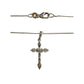 Sterling Silver Cross Necklace 20" Chain - Intricate Detailing - Unbranded - Necklace with Pendant - A+ Stuff