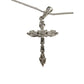 Sterling Silver Cross Necklace 20" Chain - Intricate Detailing - Unbranded - Necklace with Pendant - A+ Stuff