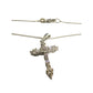 Sterling Silver Cross Necklace 20" Chain - Intricate Detailing - Unbranded - Necklace with Pendant - A+ Stuff