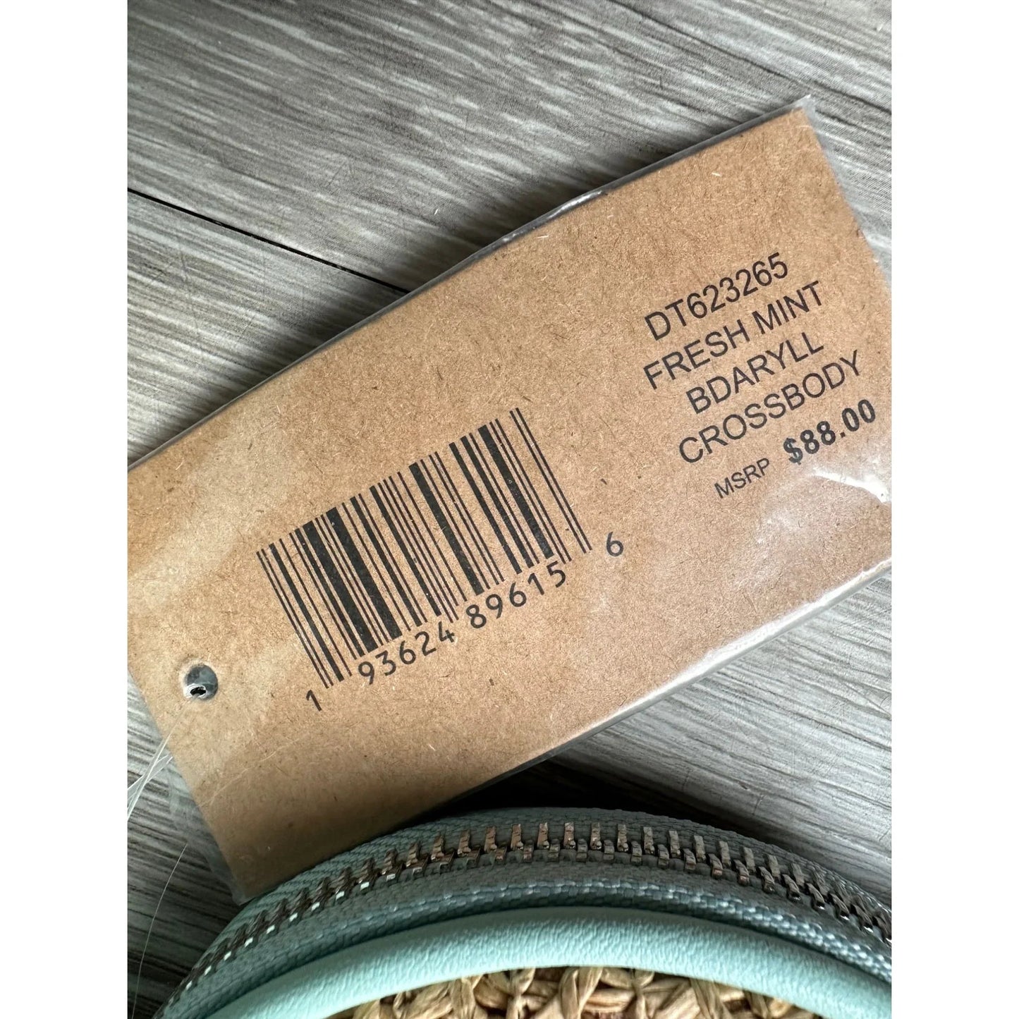 Steve Madden Bdaryll Crossbody / Shoulder bag - Frest Mint  with Round Tag Pouch NWT - A+ Stuff