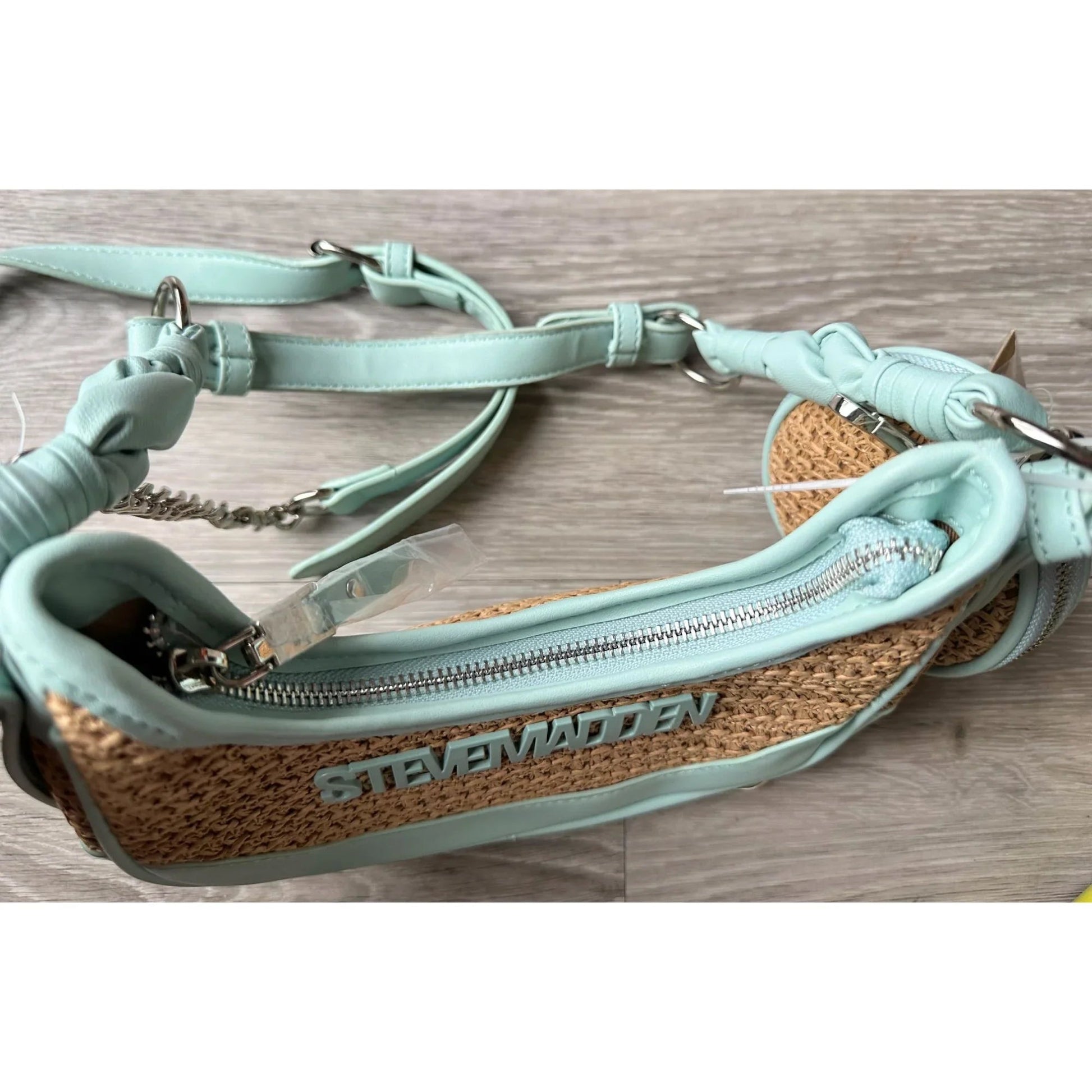 Steve Madden Bdaryll Crossbody / Shoulder bag - Frest Mint  with Round Tag Pouch NWT - A+ Stuff