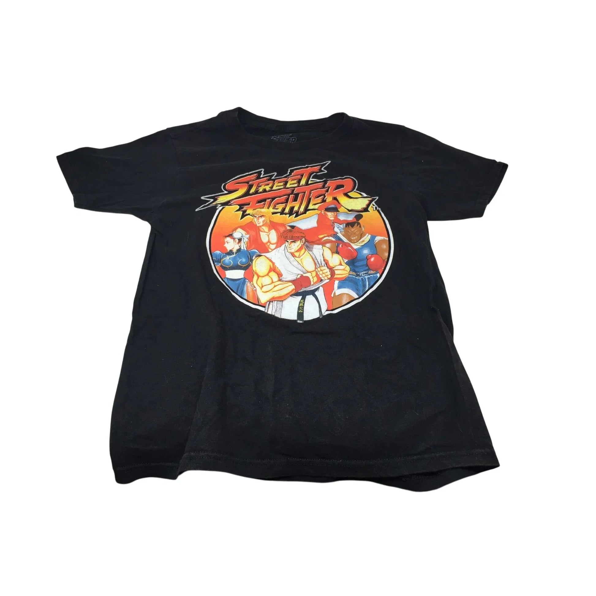Street Fighter Short Sleeved Graphic Tee Shirt (Black) Mens Size Small - A+ Stuff