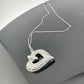 Stunning 1 Carat Baguette Diamond Heart Pendant - Necklace with Pendant - A+ Stuff