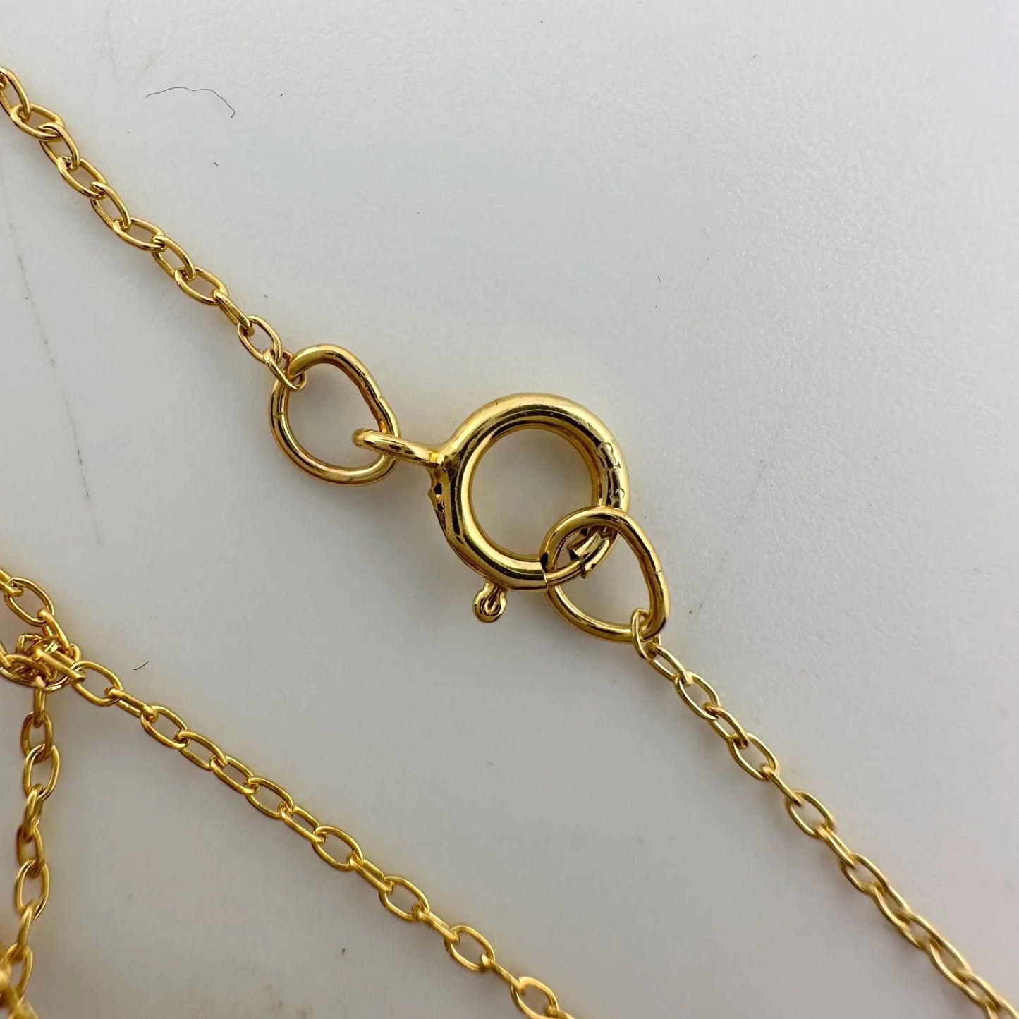 Stunning Pear cut 1.00 Carat Natural Diamond Necklace in 14kt Gold Overlaying Sterling Silver - A+ Stuff