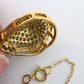 Stunning Pear cut 1.00 Carat Natural Diamond Necklace in 14kt Gold Overlaying Sterling Silver - A+ Stuff